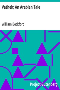 Cover of Vathek; An Arabian Tale by William Beckford