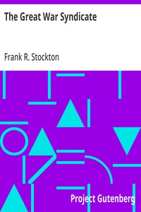 Cover of The Great War Syndicate by Frank R. Stockton