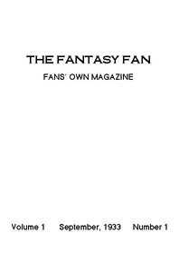 Cover of The Fantasy Fan, September 1933