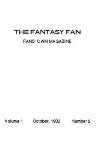 Cover of The Fantasy Fan, October 1933