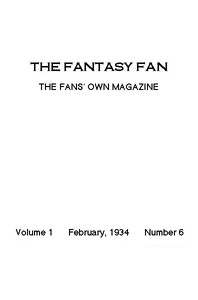 Cover of The Fantasy Fan, February 1934