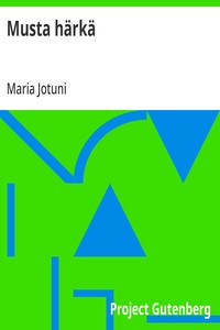 Cover of Musta härkä by Maria Jotuni