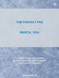 Cover of The Fantasy Fan, March 1934 by Various