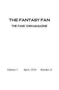 Cover of The Fantasy Fan, April 1934