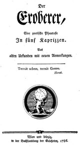 Cover of Der Eroberer by Paul Weidmann