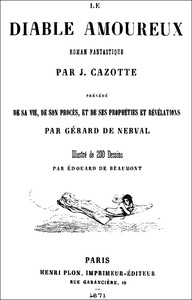 Cover of Le diable amoureux by Jacques Cazotte