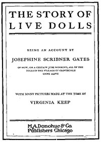 Cover of The Story of Live Dolls by Josephine Scribner Gates