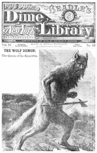 Cover of The Wolf Demon; or, The Queen of the Kanawha by Albert W. Aiken