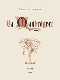 Cover of La mandragore by Jean Lorrain