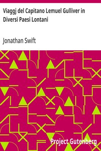 Cover of Viaggj del Capitano Lemuel Gulliver in Diversi Paesi Lontani by Jonathan Swift