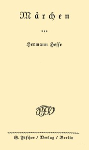 Cover of Märchen by Hermann Hesse