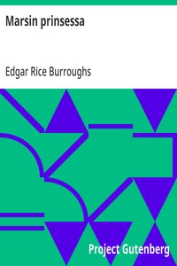Cover of Marsin prinsessa by Edgar Rice Burroughs