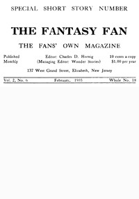 Cover of The Fantasy Fan, Volume 2, Number 6, February 1935