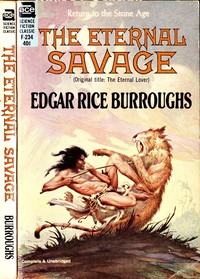 Cover of The eternal savage by Edgar Rice Burroughs