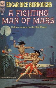 Cover of A fighting man of Mars by Edgar Rice Burroughs