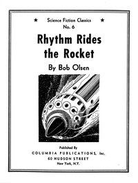 Cover of Rhythm rides the rocket by Bob Olsen