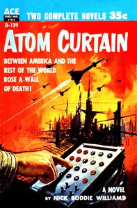Cover of The atom curtain by Nick B. Williams