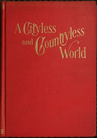 Cover of A cityless and countryless world by Henry Olerich