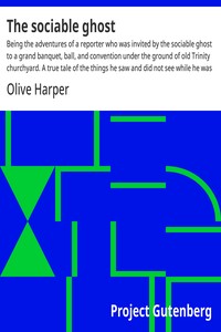 Cover of The sociable ghost by Olive Harper