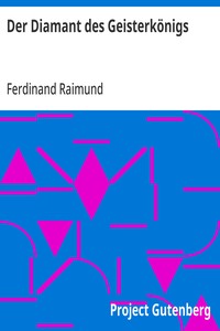 Cover of Der Diamant des Geisterkönigs by Ferdinand Raimund