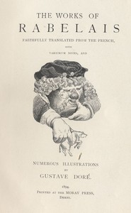 Cover of Gargantua and Pantagruel, Illustrated, Book 5 by François Rabelais